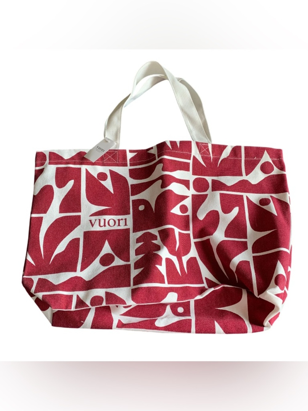 Vuori Holiday 25 Graphic Canvas Tote NWT - Picture 2 of 4